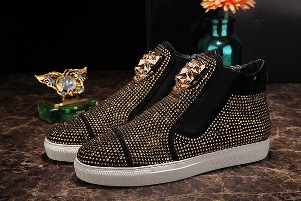 PhiliPP Plein High-Top Fashion Men Shoes--057